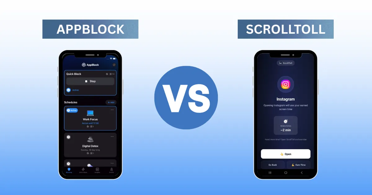 AppBlock vs Scrolltoll